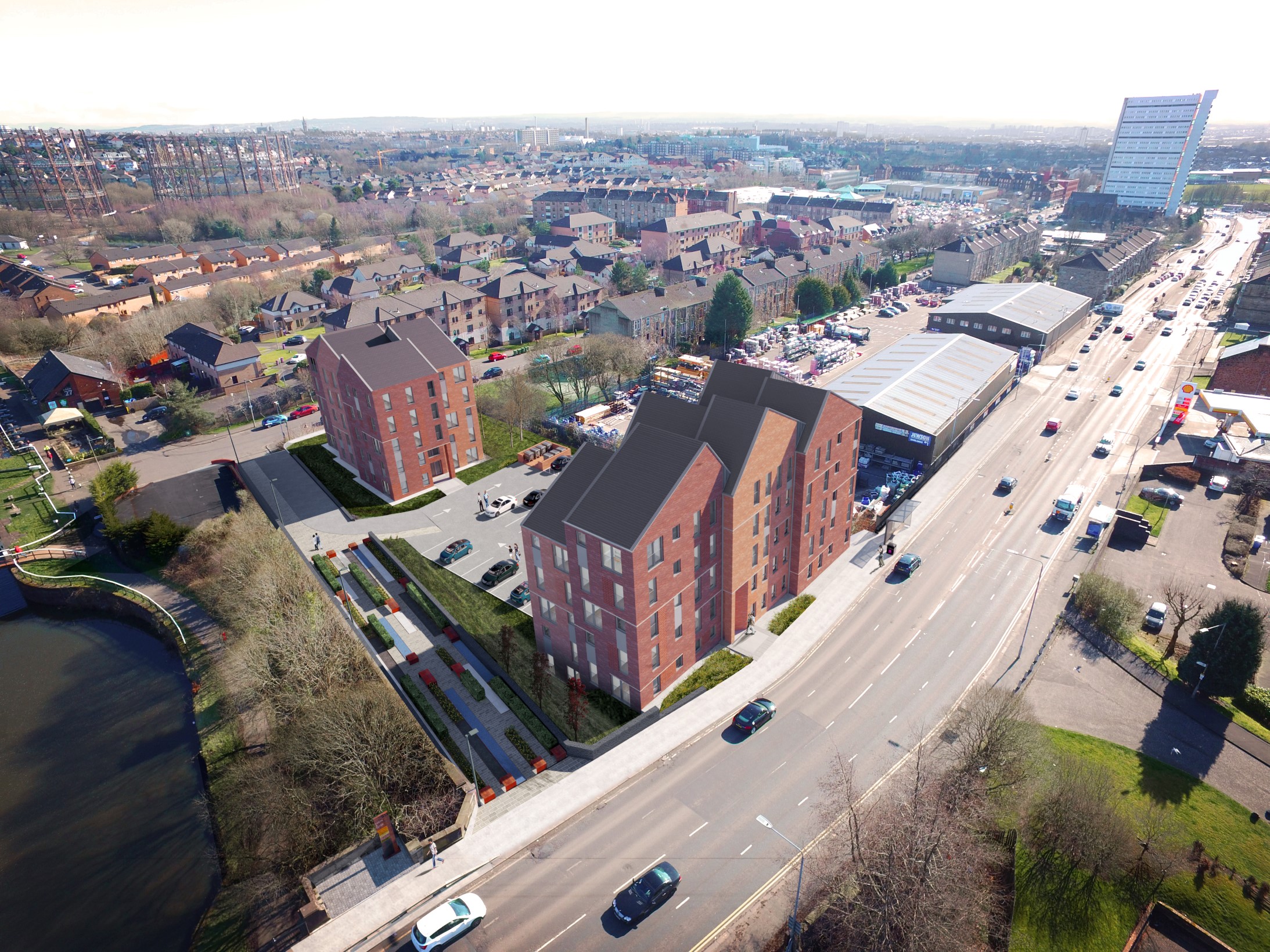 Hanover and Partick HA team up for Bearsden Road transformation